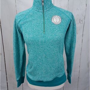 ‼️final must bundle‼️ Guess Sweatshirt Pullover Heather Teal Green Quarter Zip